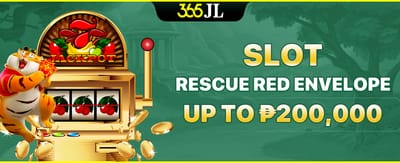 Slot Rescue red envelope promotional banner offering up to 200,000 pesos